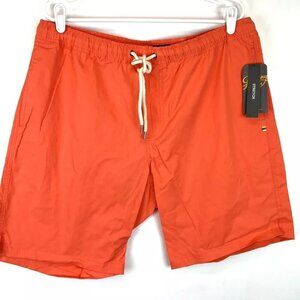 Johnny Bigg Men’s Orange Boardshorts With Pockets Size 38